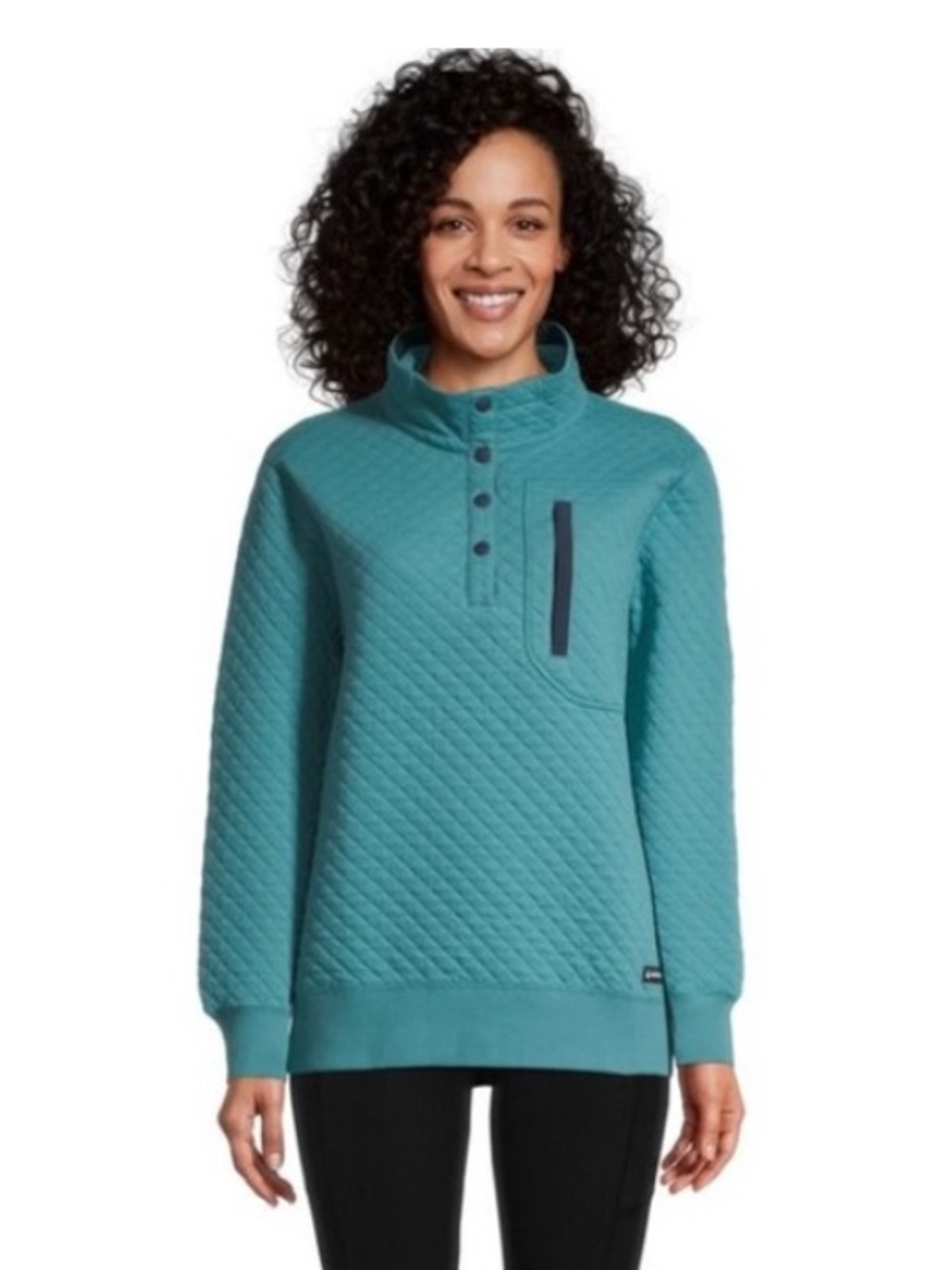 Woods Farnham Relaxed Fit Quilted Sweatshirt